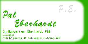 pal eberhardt business card