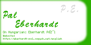 pal eberhardt business card